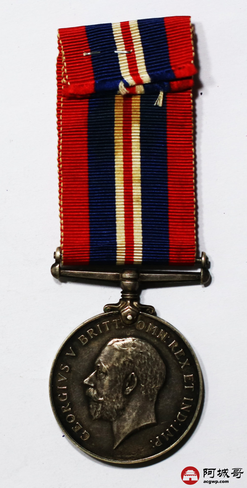 lot:3 1914-1918年 英国乔治五世一战胜利银质勋章